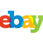 white ebay icon